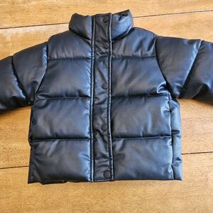 Zara Kids Black Stylish Puffer Jacket